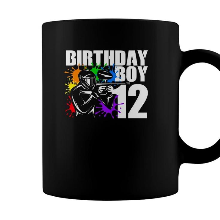 12 Years Old Paintball Birthday Party Boys 12Th Gift For Boy Coffee Mug