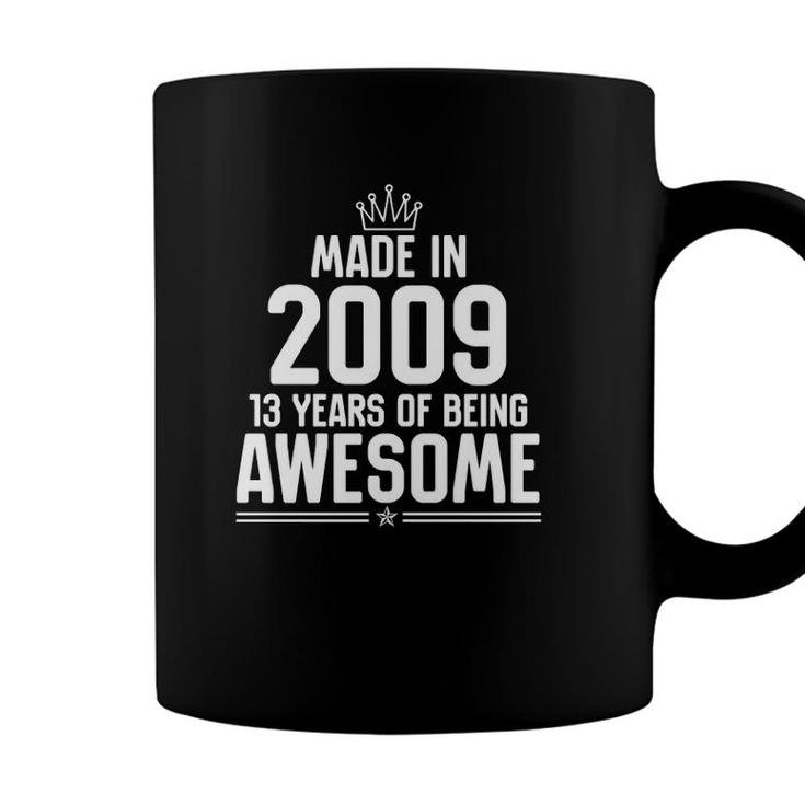 13Th Birthday Gifts Boy Girl 13 Years Old Awesome Since 2009  Coffee Mug