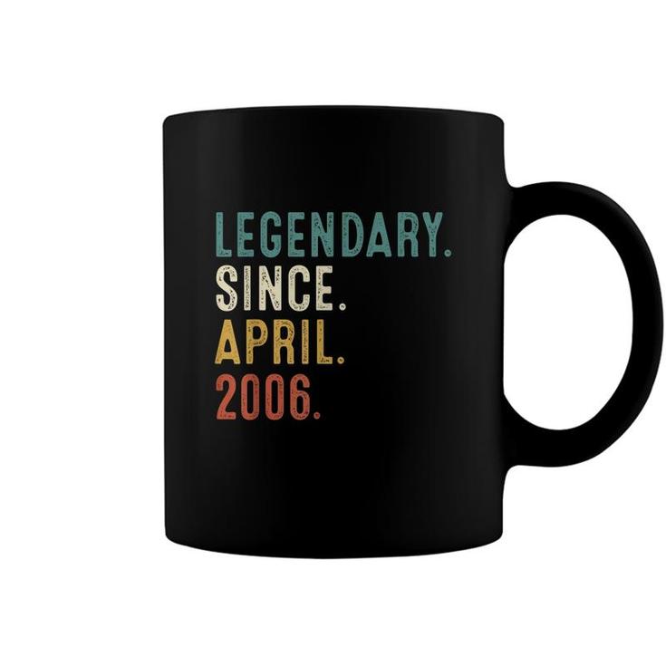 16 Years Old Gifts Legend Since April 2006 16Th Birthday Coffee Mug