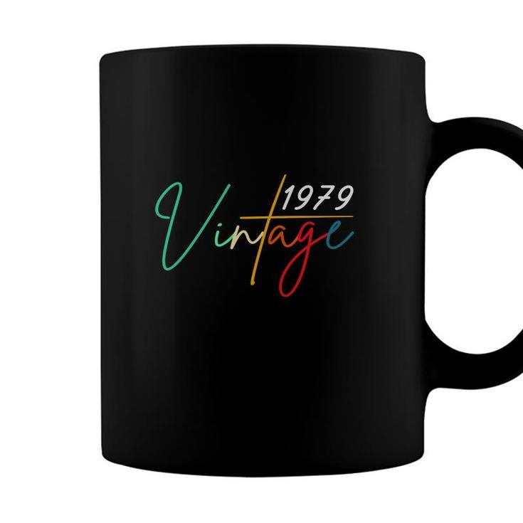 1979 Vintage 43Th Birthday 1979 Color Retro Coffee Mug