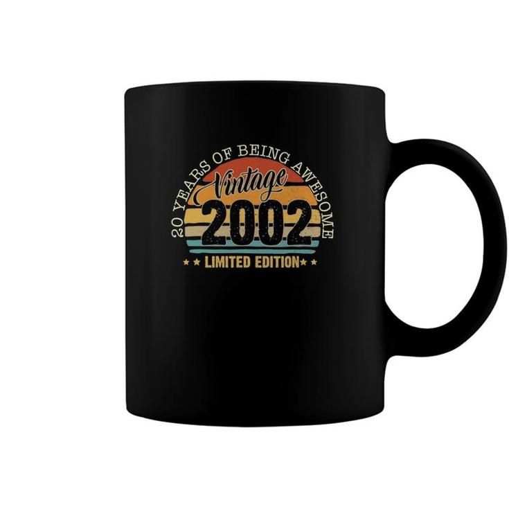20 Years Old Gift Vintage 2002 Limited Edition 20Th Birthday Coffee Mug