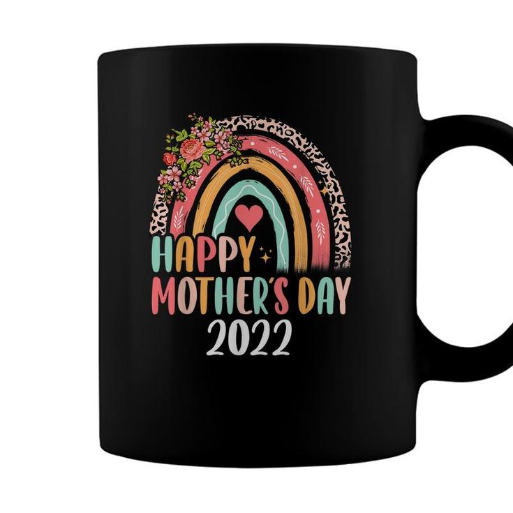 Happy Mothers Day 2022 Rainbow Cute Mom Life Women Grandma  Coffee Mug