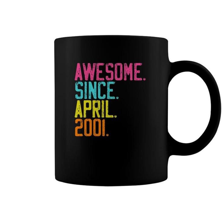 21St Birthday Gifts Awesome Since April 2001 Ver2 Coffee Mug