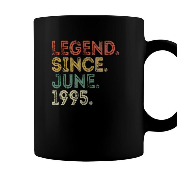 27Th Birthday 27 Years Old Vintage Legend Since June 1995 Ver2 Coffee Mug