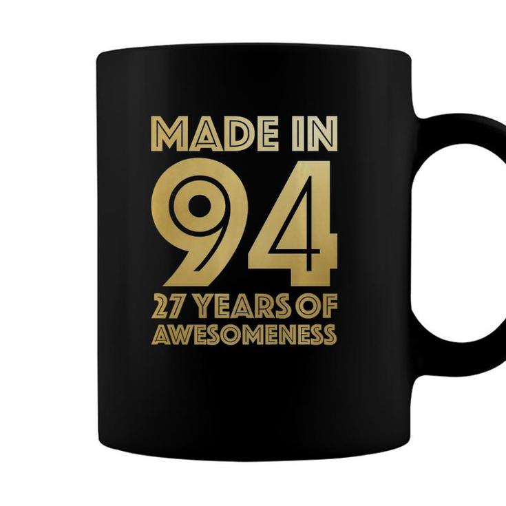 27Th Birthday Gifts Men Women 27 Years Old Daughter Son 1994  Coffee Mug