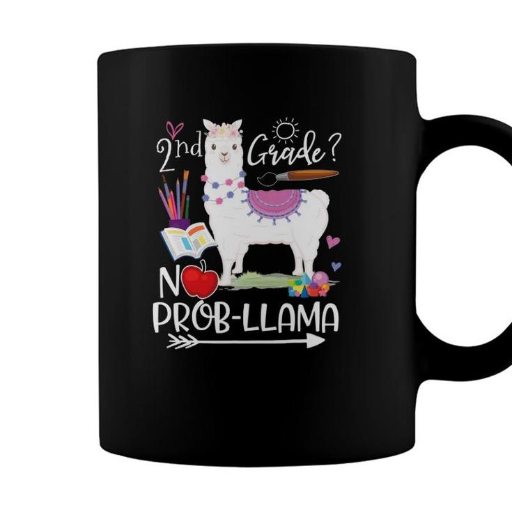 2Nd Grade No Prob Llama First Day Of School Teacher Student Coffee Mug