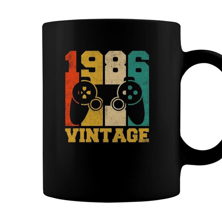 35 Years Old Gifts Vintage 1986 Video Game 35Th Birthday Coffee Mug