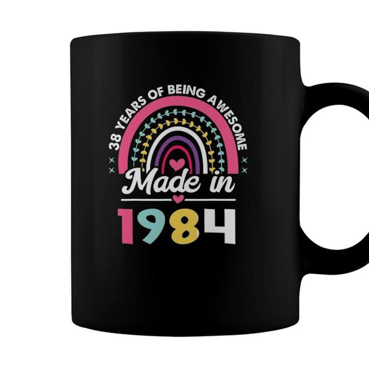 38 Years Old Gifts 38Th Birthday Born In 1984 Women Girls Coffee Mug