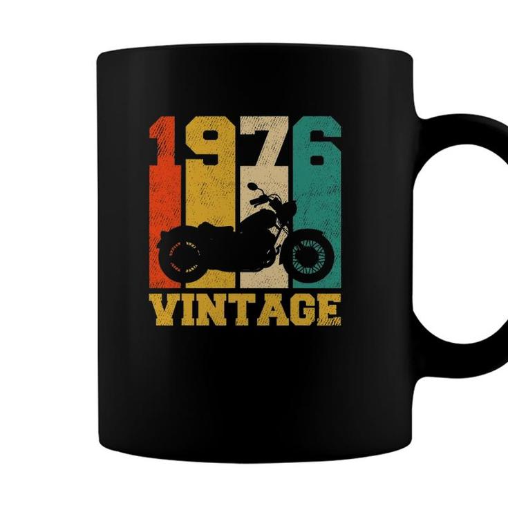 45 Years Old Gifts Vintage 1976 Motorcycle 45Th Birthday Coffee Mug