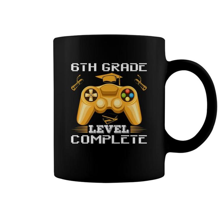 6Th Grade Level Complete Class Of 2021 Gamer Graduation Coffee Mug