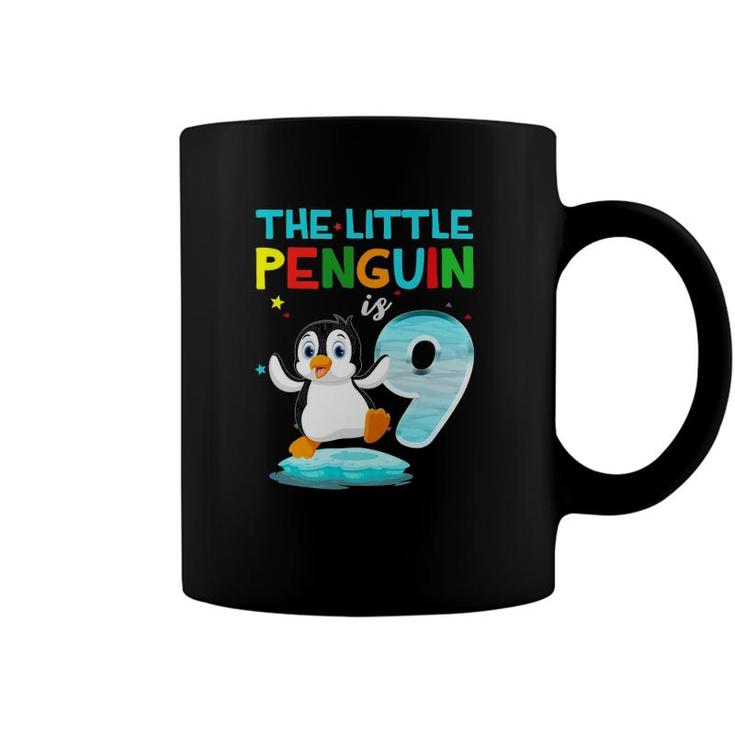 9Th Birthday  Penguin S Birthday  9 Years Old Coffee Mug