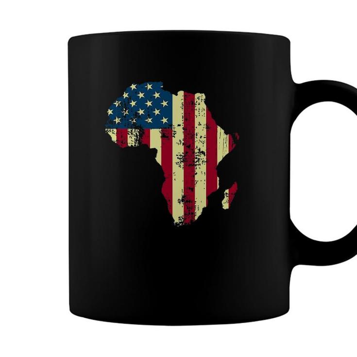 African American Usa Flag Patriotic 4Th Of July Juneteenth Coffee Mug