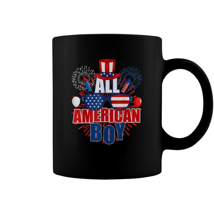 All American Boy 4Th Of July Kids Toddler Boys Family Ns Coffee Mug