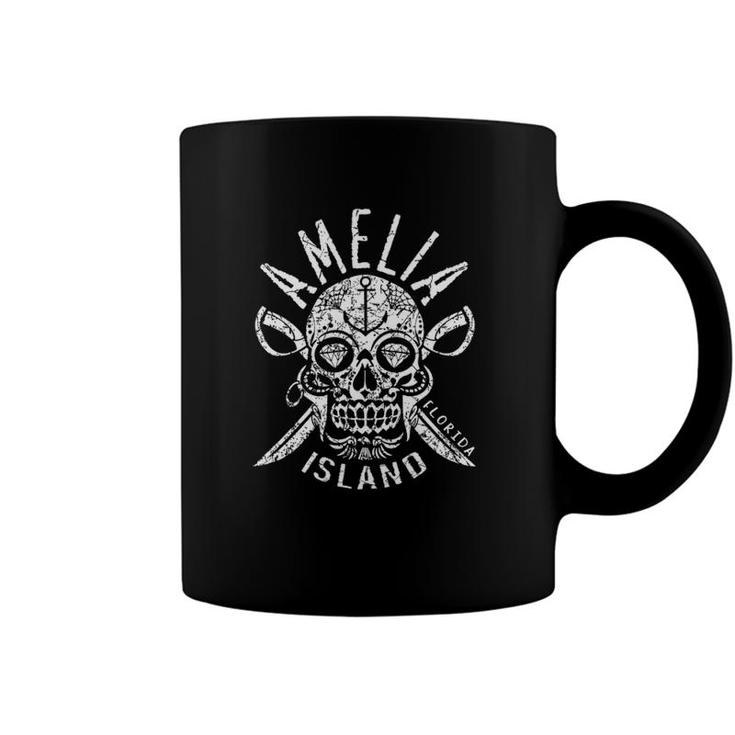 Amelia Island Florida Souvenir Halloween Sugar Skull Fl Youth T-shirt |  Mazezy CA