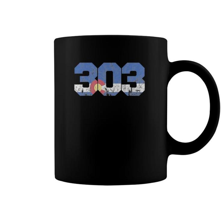 Area Code 303  Colorado Coffee Mug