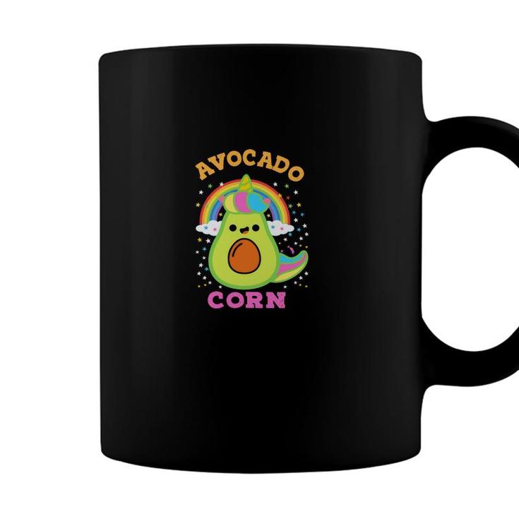 Avocado Corn With A Beautyful Smile Funny Avocado Coffee Mug