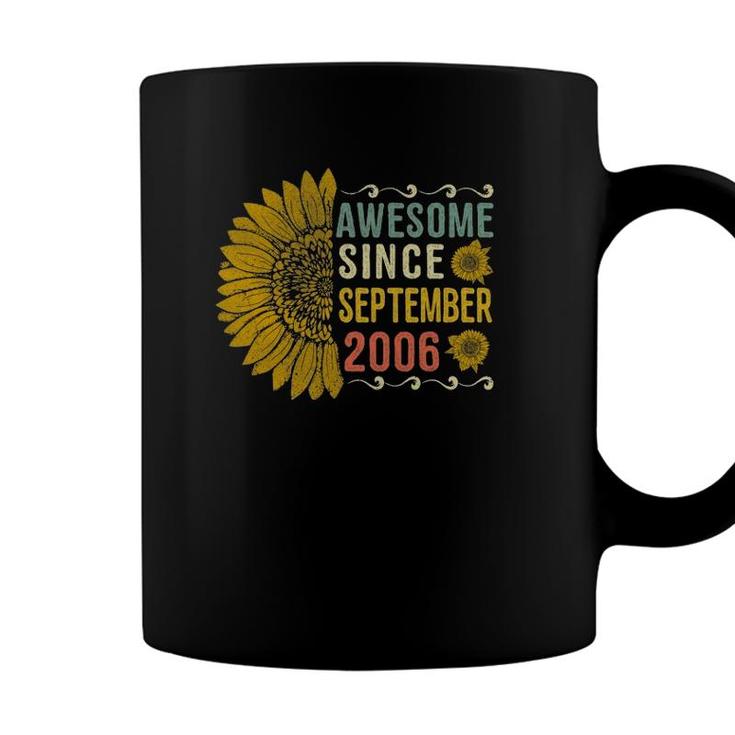 Awesome September 2006 Flower 15 Years Old 15Th Bday Gift Coffee Mug