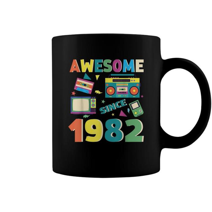 Awesome Since 1982 Vintage 1982 40Th Birthday 40 Years Old Coffee Mug