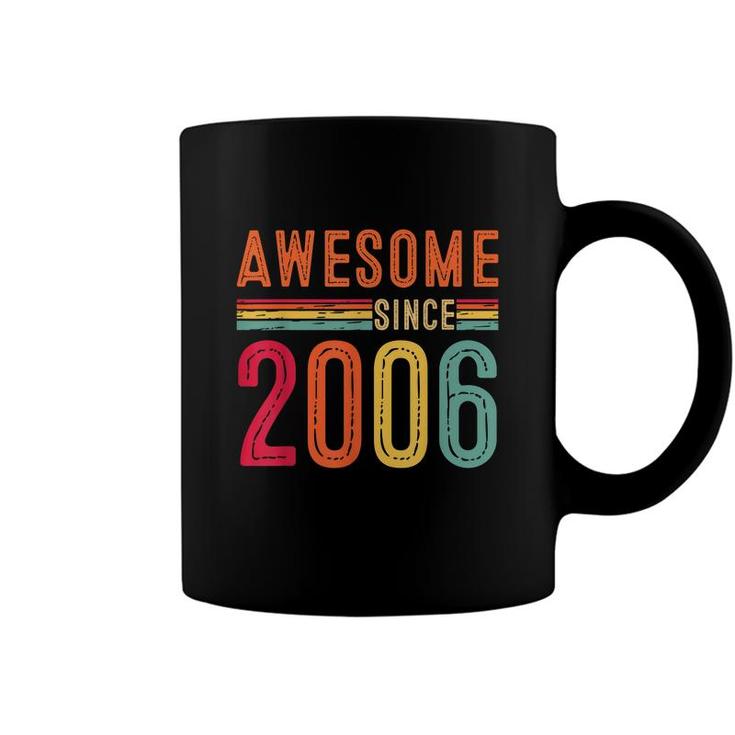 Awesome Since 2006 Vintage 16Th Birthday 16 Years Old  Coffee Mug