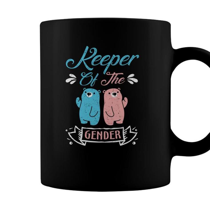 Backspang Baby Gender Reveal Party Keeper Of The Gender Coffee Mug