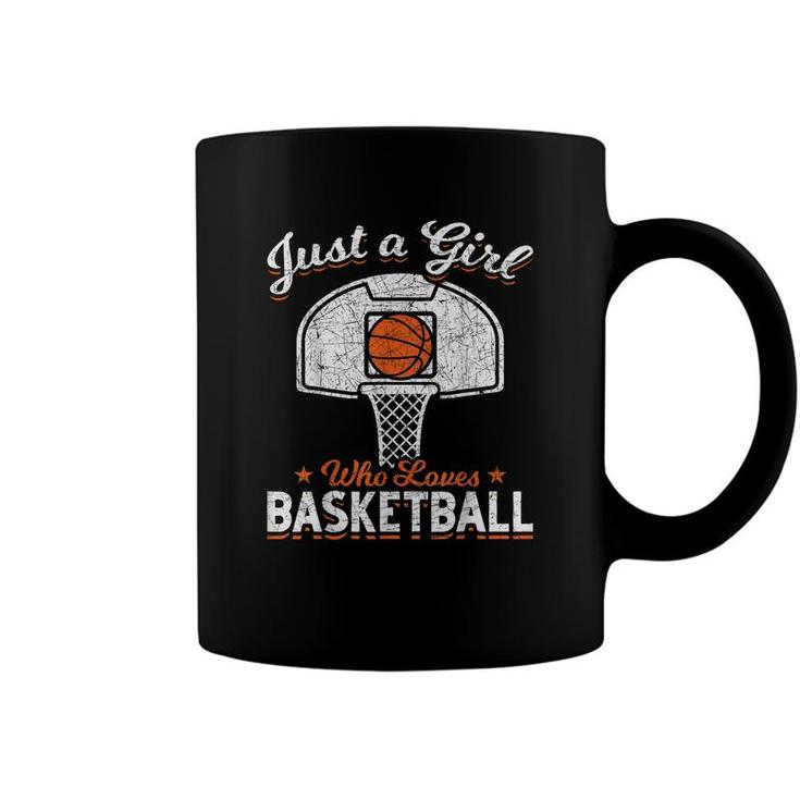 Basketball Player Women Just A Girl Who Loves Basketball  Coffee Mug