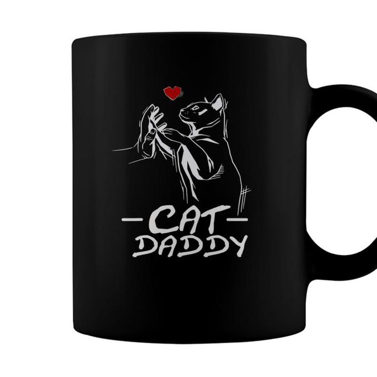 Best Cat Dad Ever Daddy Funny Cat Daddy Fathers Day Gift Coffee Mug