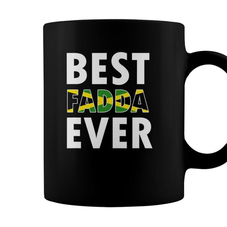Best Fadda Ever Funny Jamaican Dad Fathers Day Gift Coffee Mug