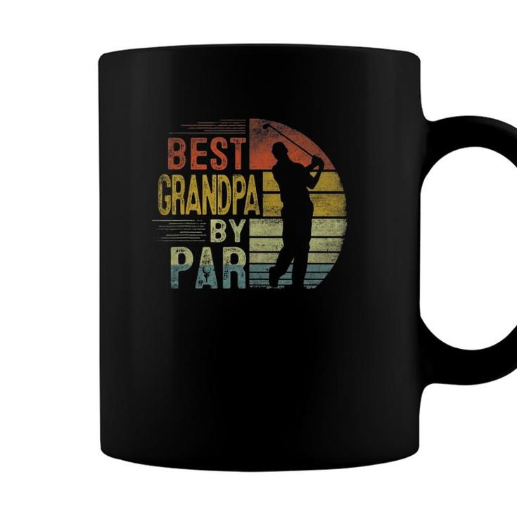 Best Grandpa By Par Daddy Fathers Day Gift Golf Lover Golfer Coffee Mug