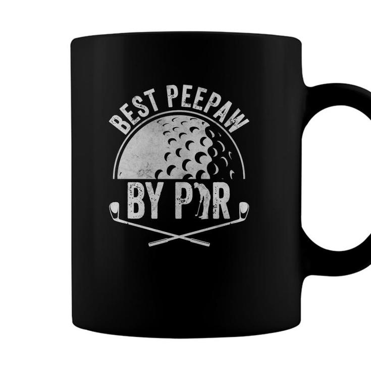 Best Peepaw By Par  Golf Lover Sports Gift Golf Golfer  Coffee Mug