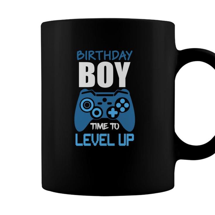 Birthday Boy Matching Video Gamer Time To Level Up Good Coffee Mug