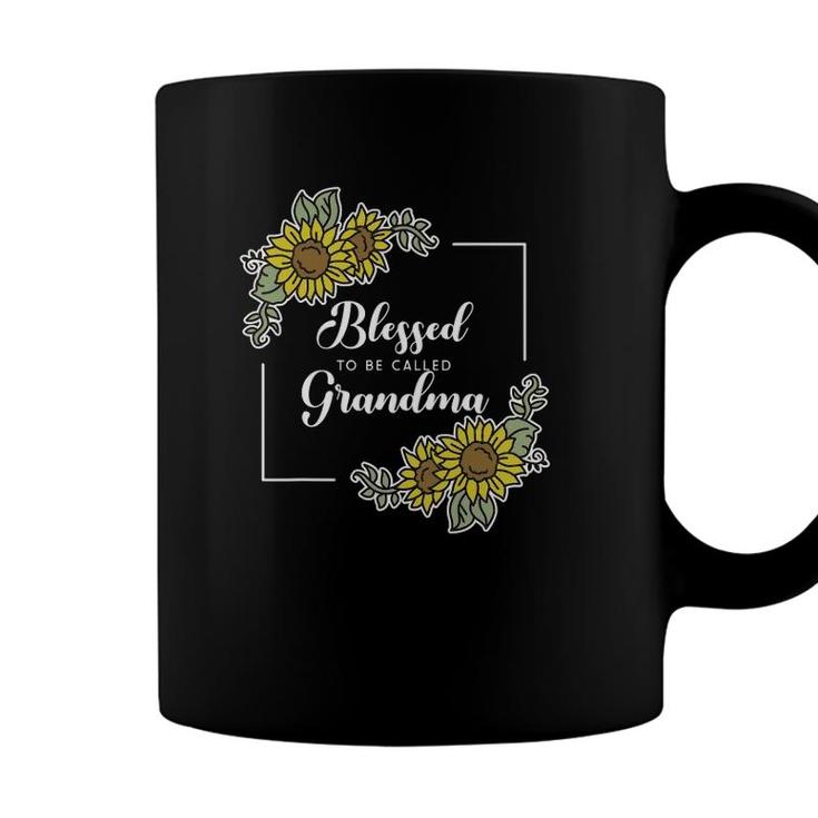 Blessed To Be Called Grandma Sunflower Mama Mom Mothers Day Coffee Mug