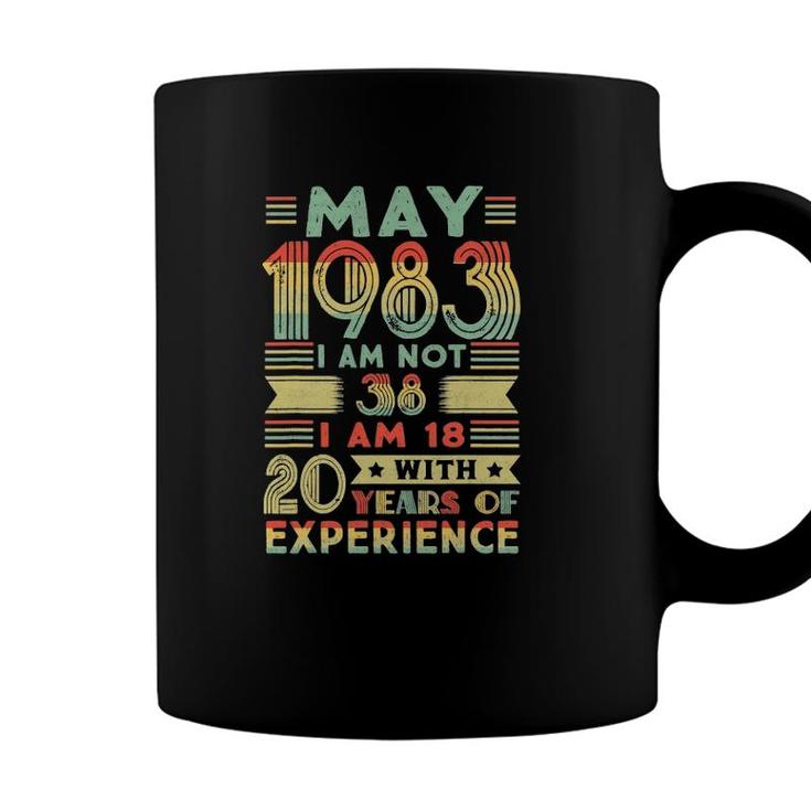 Born May 1983 38Th Birthday Made In 1983 38 Years Old Awesome Coffee Mug