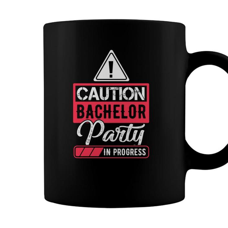 Caution Groom Bachelor Party In Progress Coffee Mug