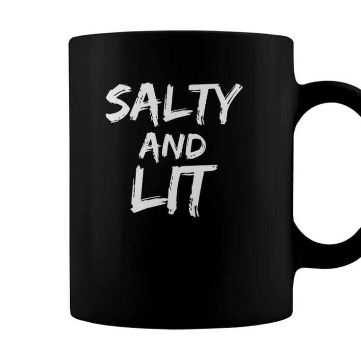 Christian Bible Verse Quote Mens Faith Saying Salty And Lit Coffee Mug