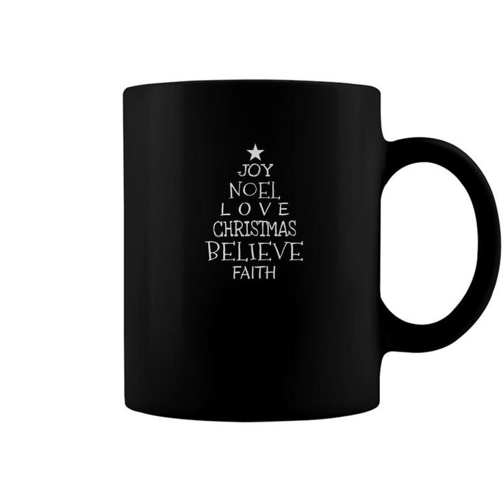 Christmas Tree Religious Faith Jesus Bible Verse Coffee Mug