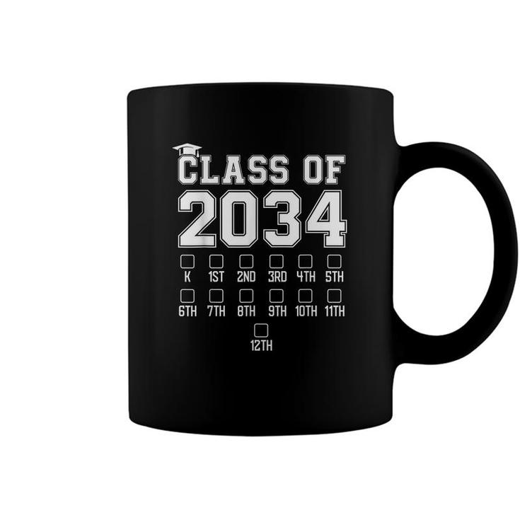 Class Of 2034 Graduate Graduation Senior 2034 Boys Girls Kid Coffee Mug