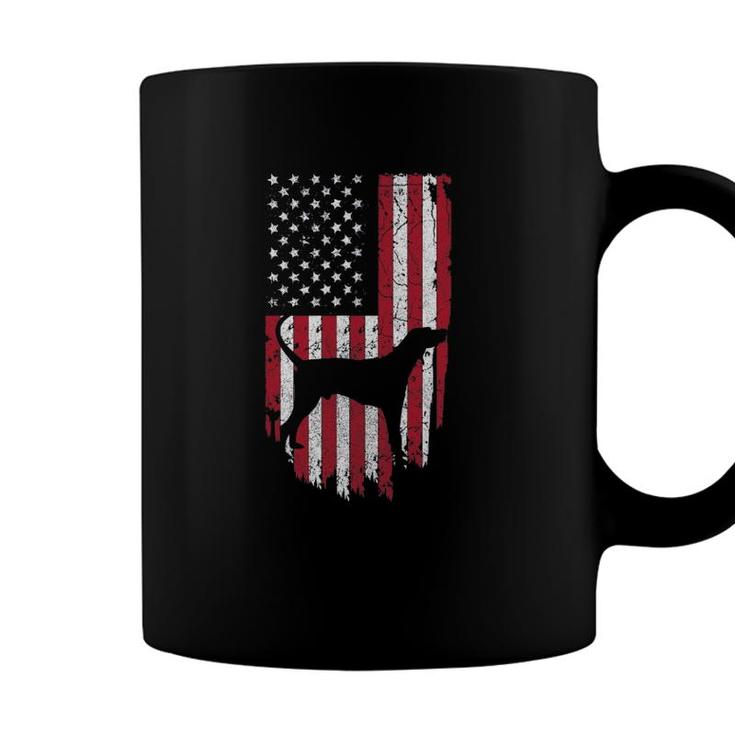 Coonhound Dog Mom Dad Patriotic S 4Th Of July Usa Flag Coffee Mug