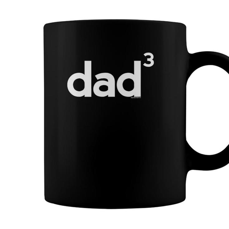 Dad Gifts For Dad Dad Of 3 Three Gift Fathers Day Math Coffee Mug