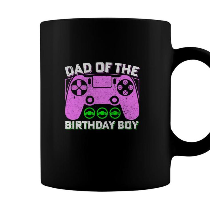 Dad Of The Birthday Boy Matching Video Gamer Coffee Mug