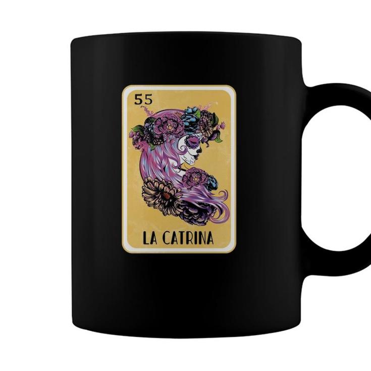 Day Of The Dead Girl Mexican Lottery Bingo Gifts La Catrina Coffee Mug