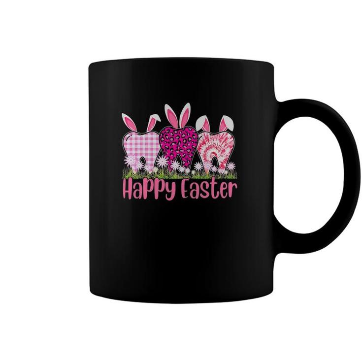 Dentist Happy Easter Day 2022 Bunny Tooth Dental Assistant Coffee Mug