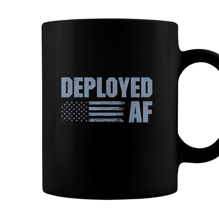 Deployed Af Funny Deployment Gift For Military Husband Wife  Coffee Mug