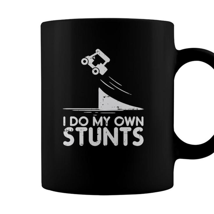Do My Own Stunts Golf Cart Funny Broken Bone Driver Gift Coffee Mug