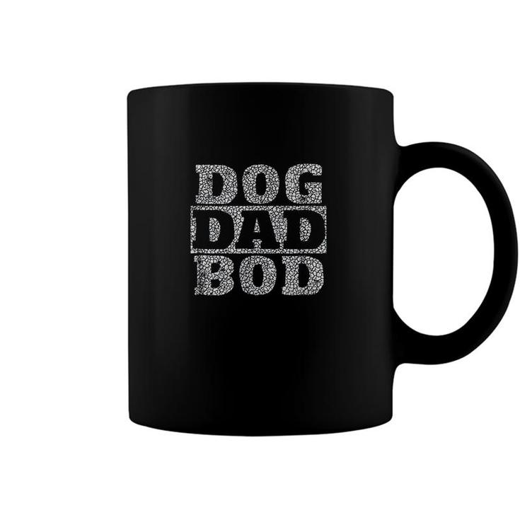 Dog Dad Bod  Distressed Pet Owner Fitness Coffee Mug
