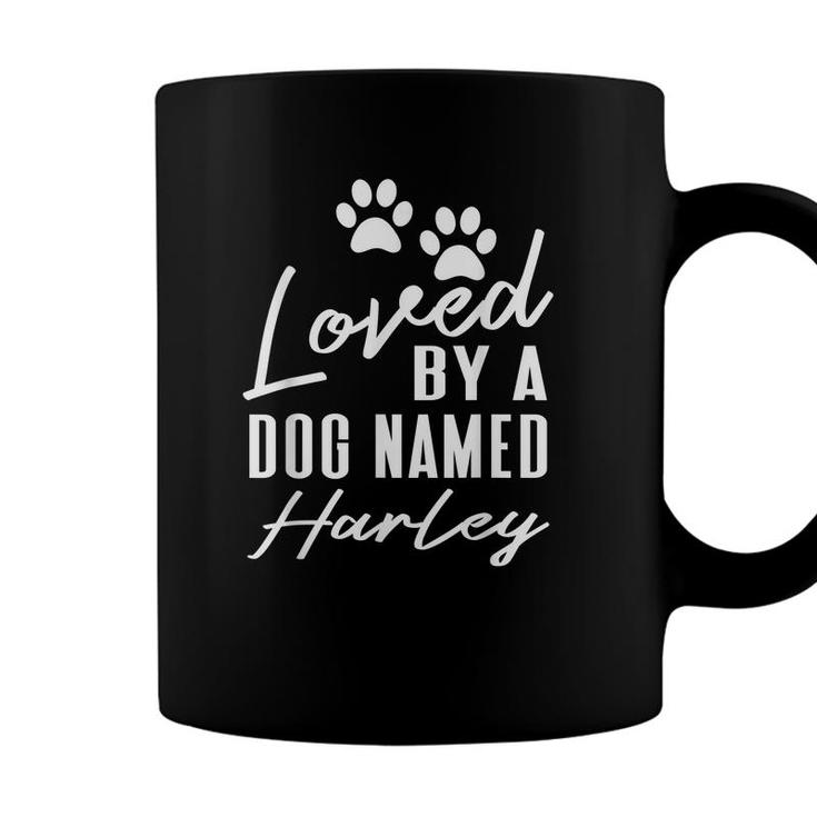 Dog Name Harley Gift Pet Lover Puppy Paw Print  Coffee Mug