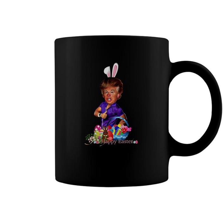 Easter Bunny Donald Trump Funny Top Eggs Coffee Mug