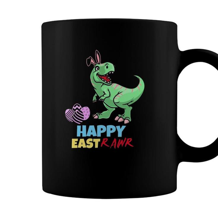 Easter Dinosaur Happy Eastrawrrex Dinosaur Egg Boys Kids Coffee Mug
