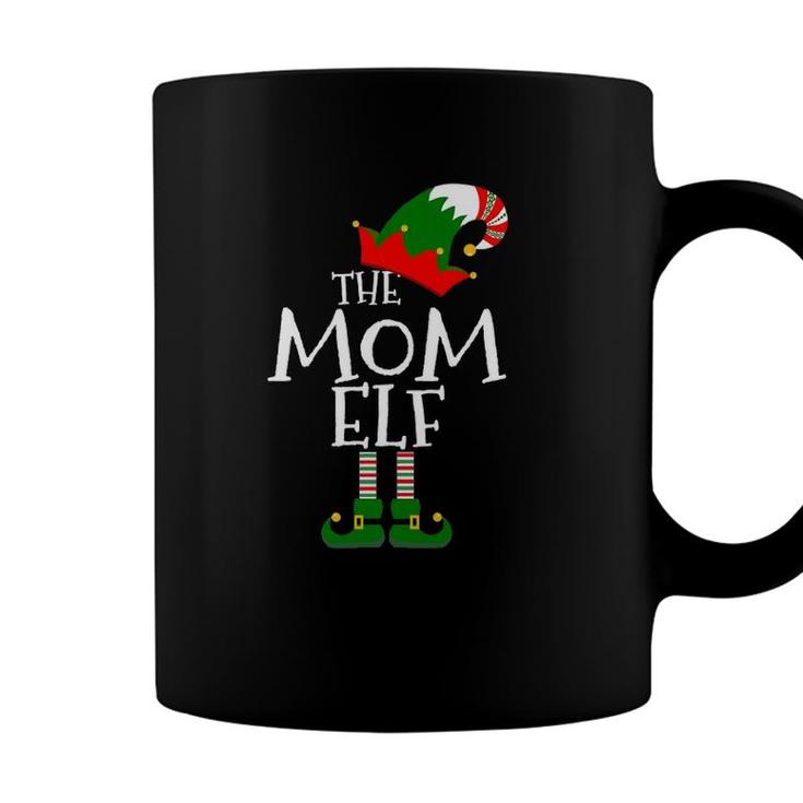 Easy The Mom Elf Costume Matching Family Group Christmas Coffee Mug