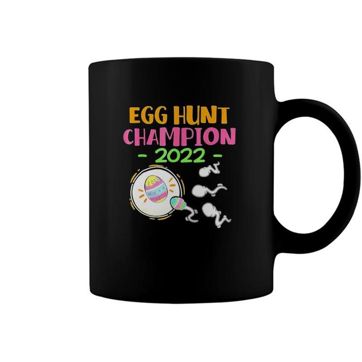Egg Hunt Champion 2022 Easter Pregnancy Announcement Coffee Mug