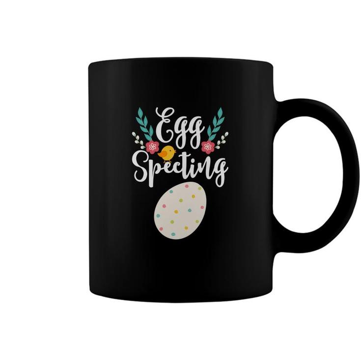 Egg Specting Pregnancy Announcement Pregnant Easter Coffee Mug